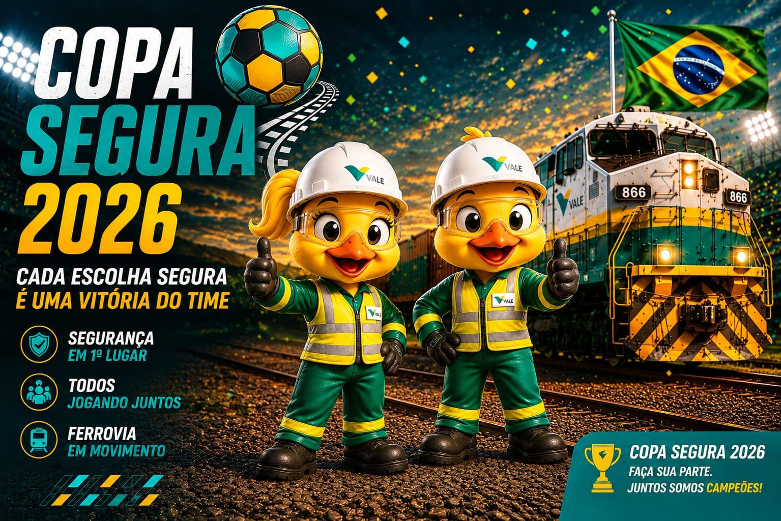 Copa Segura 2026 — Cada escolha segura é uma vitória do time